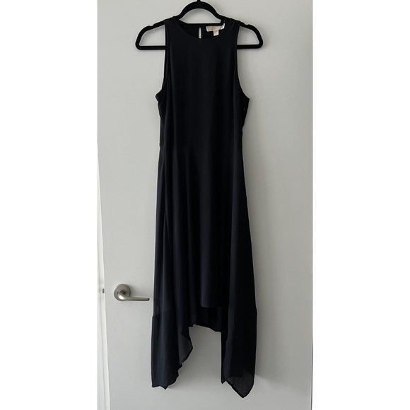 Michael Kors sleeveless black midi dress - Size 8 - Picture 1 of 4